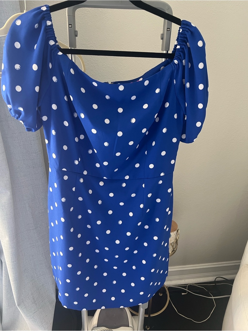 Lilly Pulitzer Royal Blue and White Polka Dot Skort